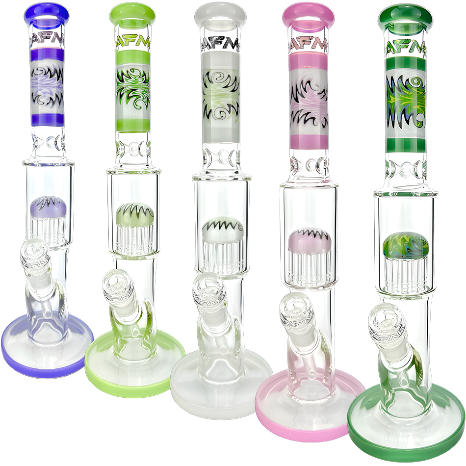 18" Reversal Glass Straight Tube Dab Rig - view 7