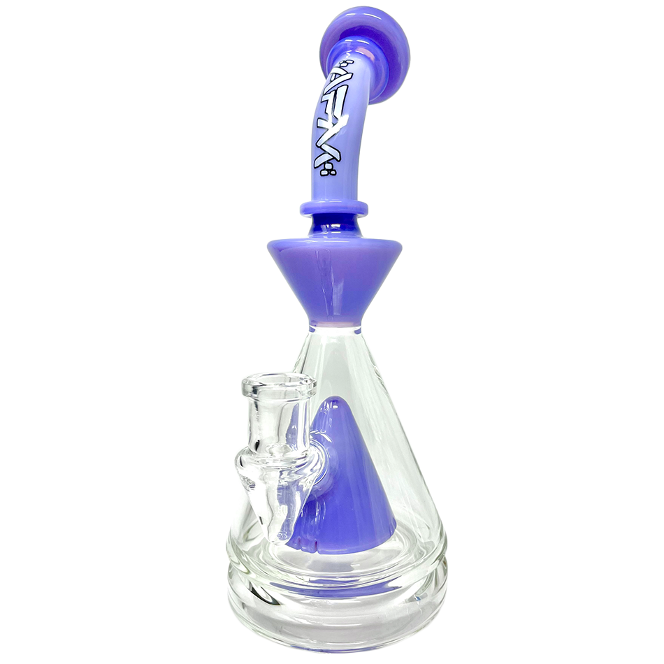 9" Pyramid Perc Glass Dab Rig