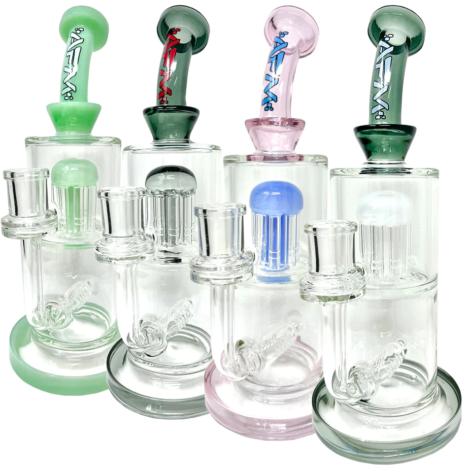 10.5" Inline To Arm Glass Dab Rig - view 5