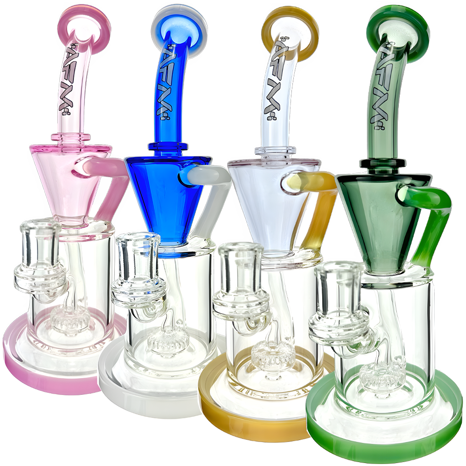 10" Drain Incycler Double Color Dab Rig