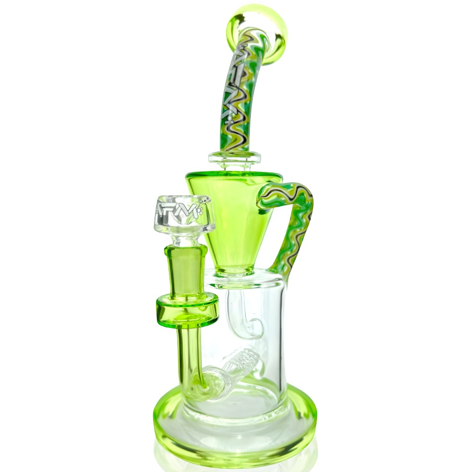 10" Drain Recycler Reversal Inline Dab Rig - view 6