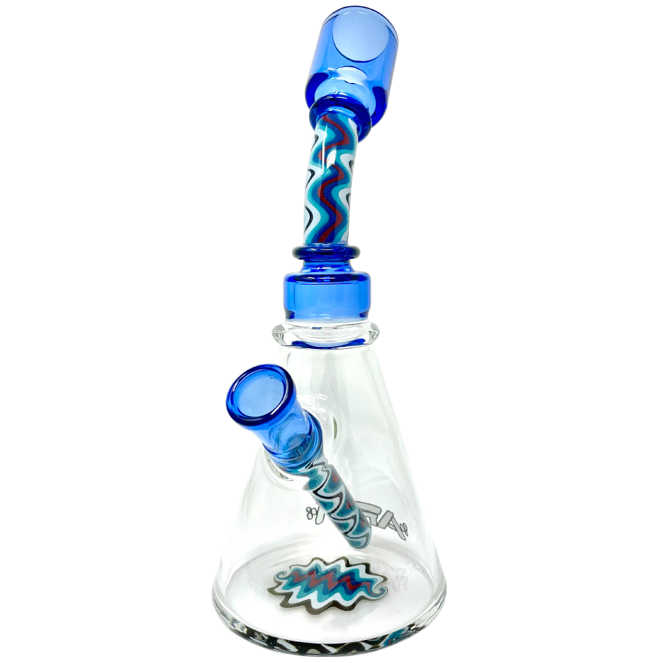 8.5" Reversal Wig Wag Power Glass Beaker Bong - view 6