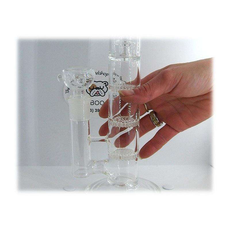 16 Inch Bong w/ Showerhead + Honeycomb Percs