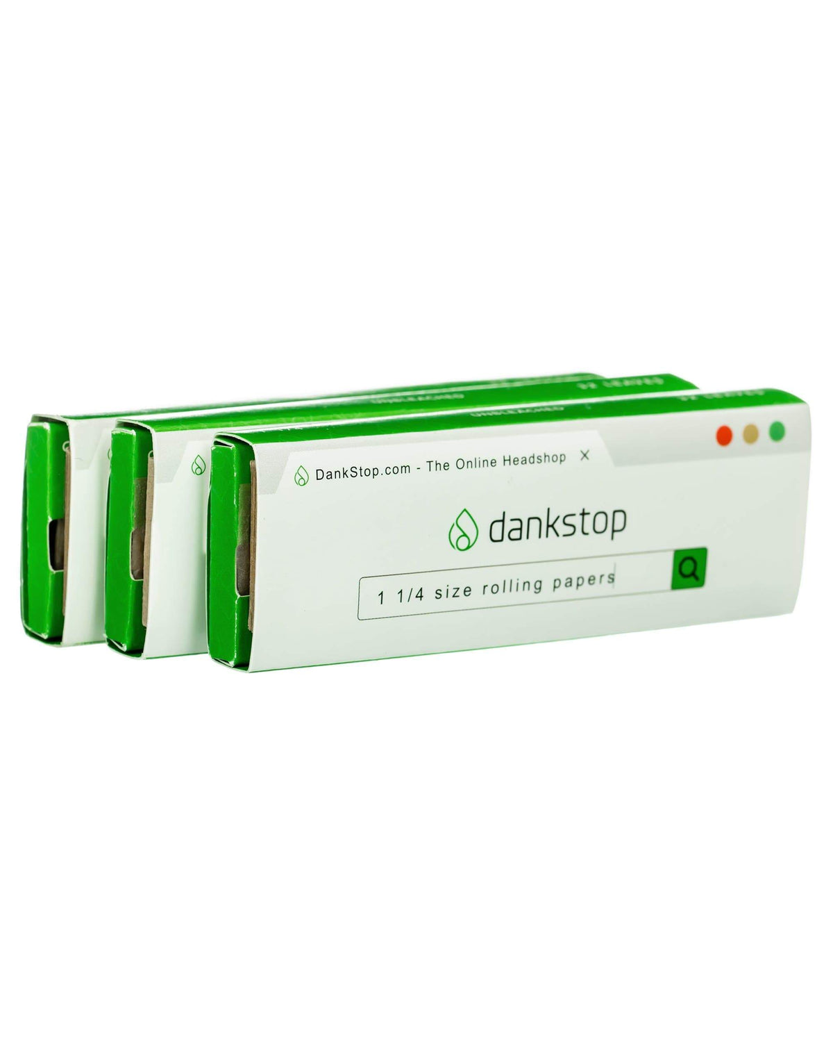 1-1/4" Unbleached Rolling Papers w/ Tips