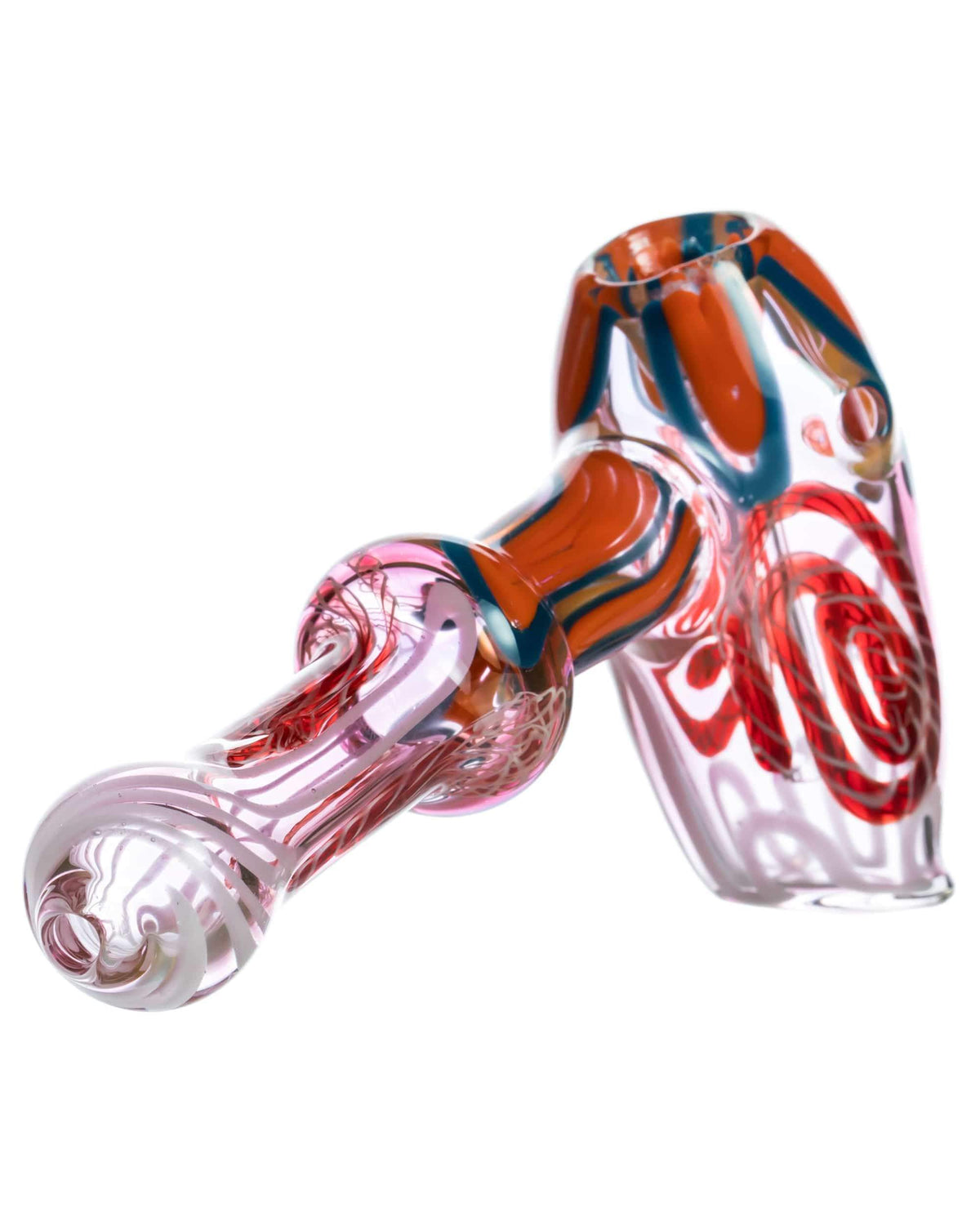 Pink Fumed Hammer Style Bubbler