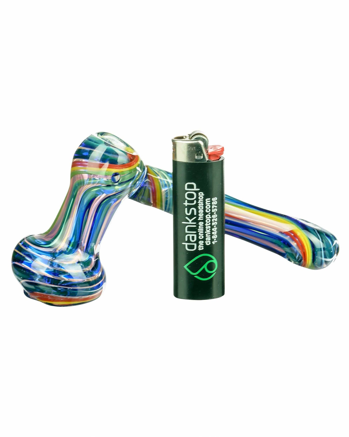 Rasta Swirl Hammer Bubbler