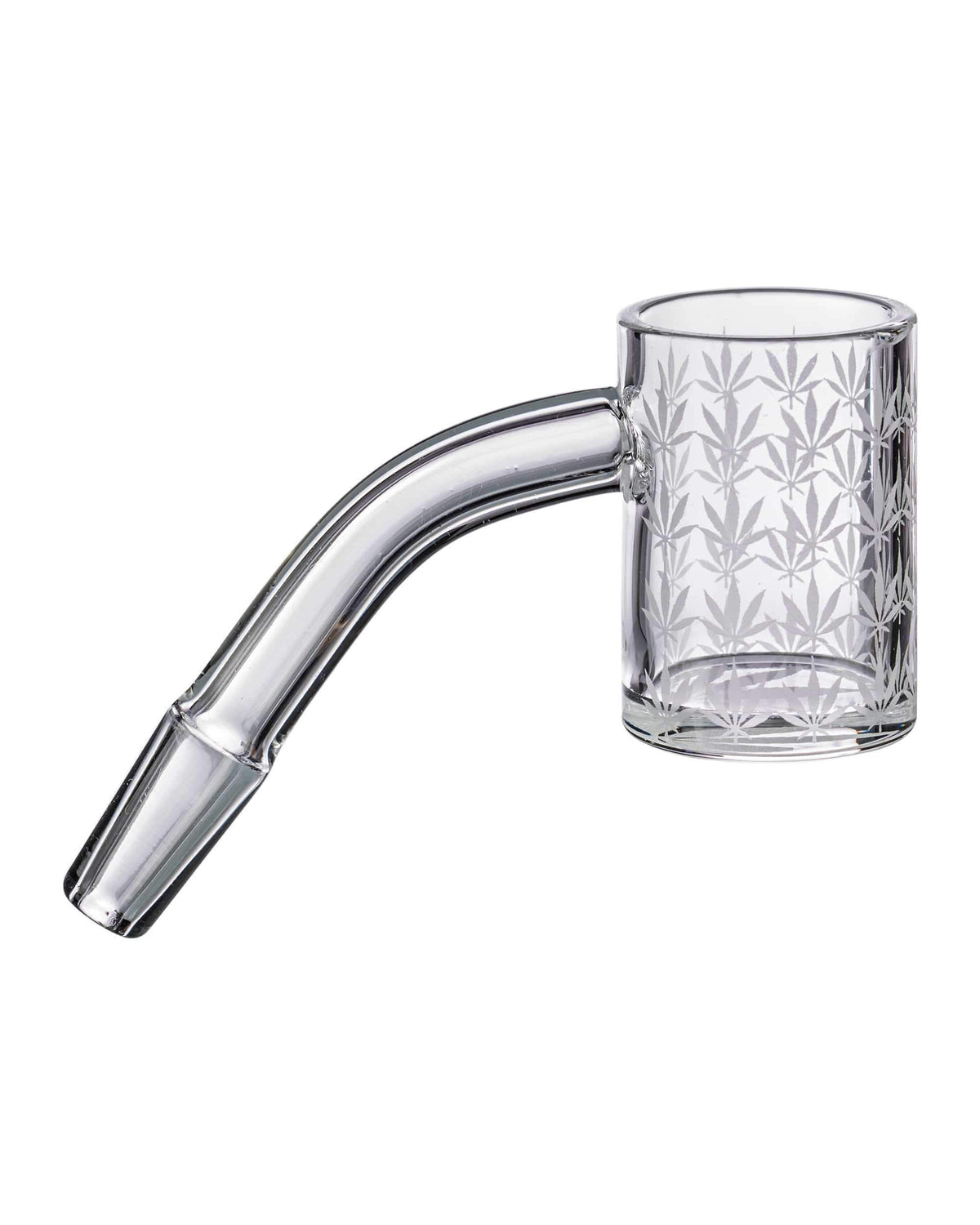 Sand Blasted Wide Quartz Banger - view 4