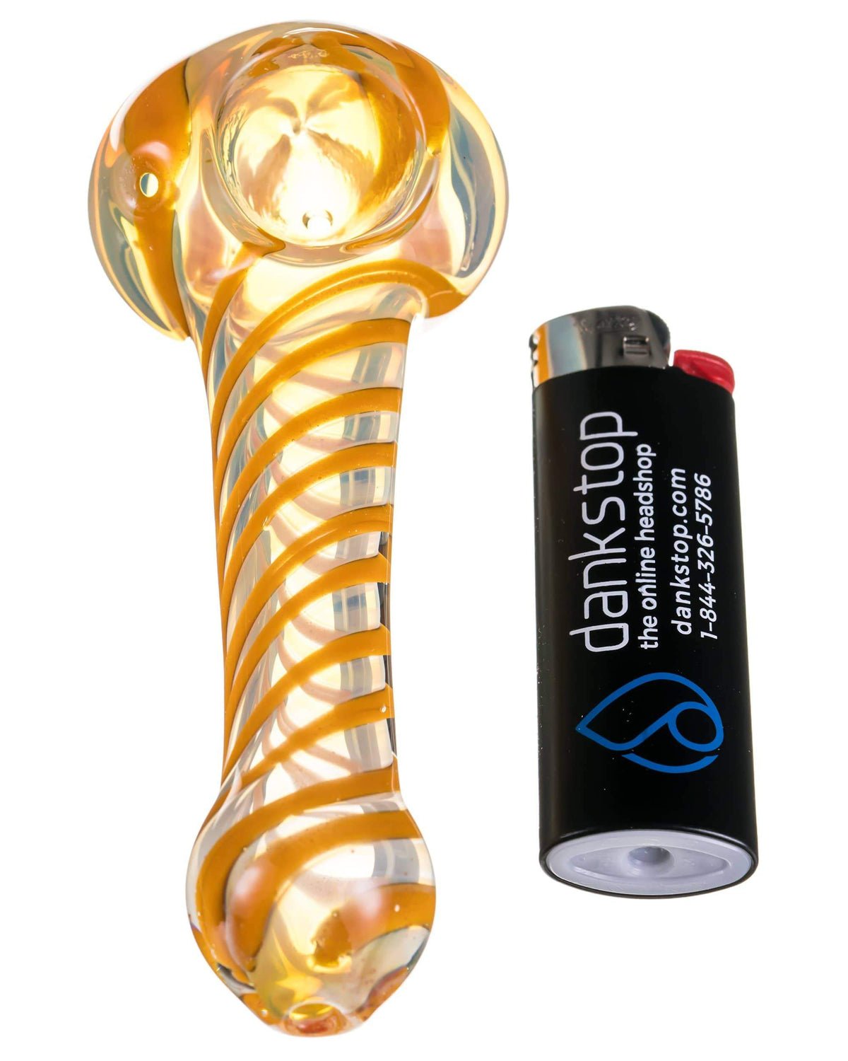 Swirled Fumed Hand Pipe - view 17