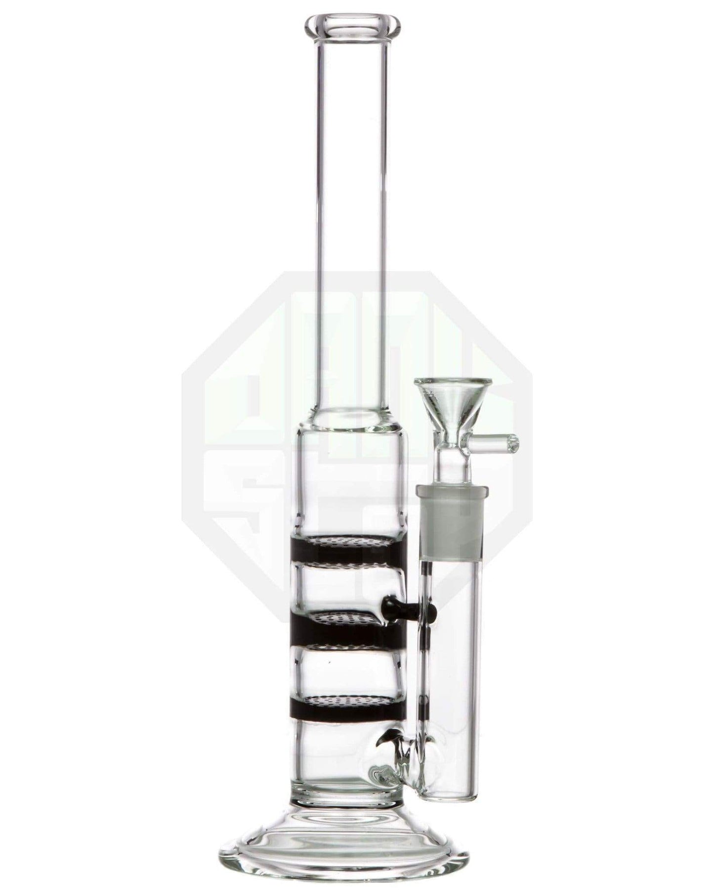 Triple Honeycomb Perc Stemless Water Pipe - view 9