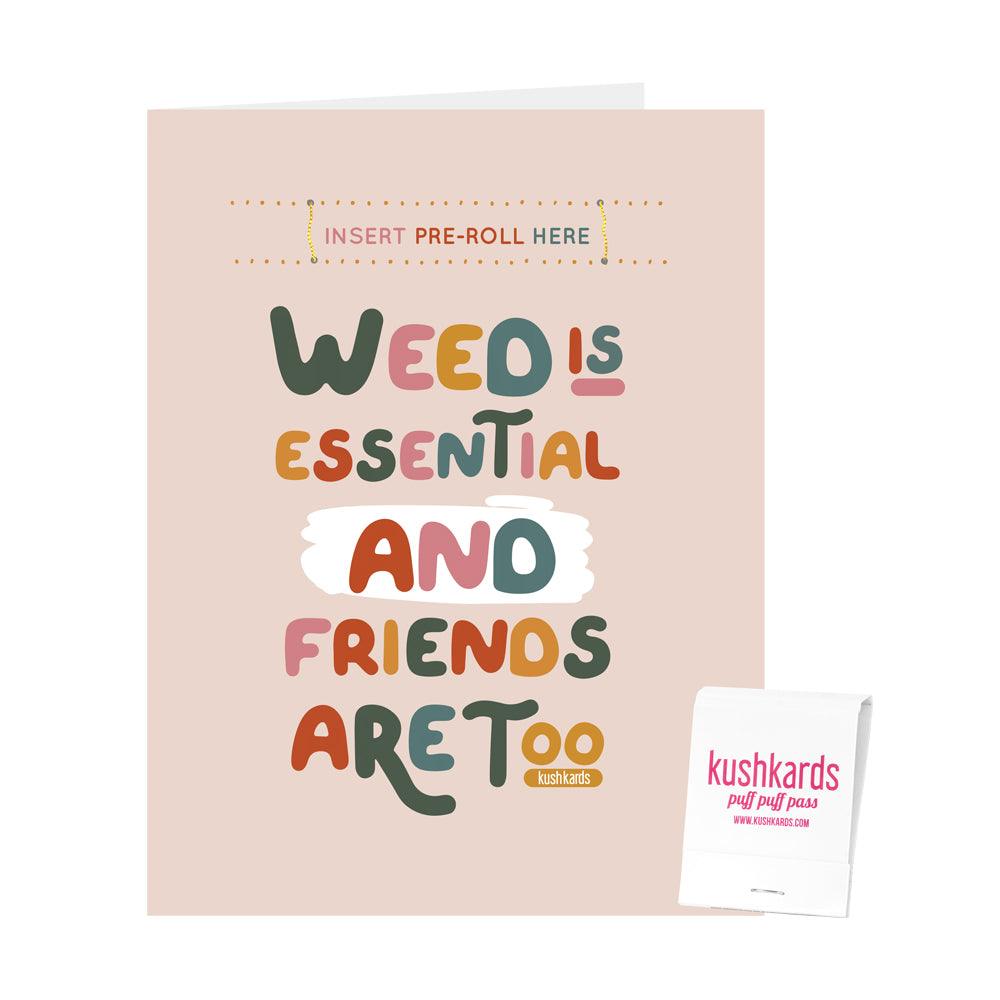 π€ Essential Friends Cannabis Greeting Card - view 3