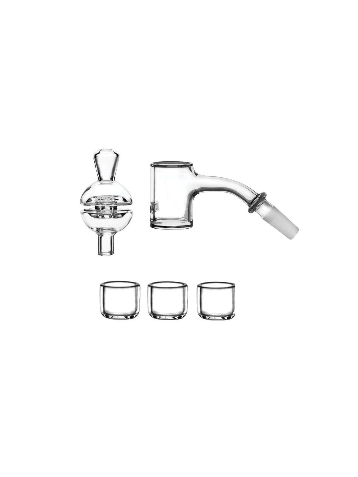 GRAV® 10mm 45deg Seamless Quartz Banger Kit - East Loud