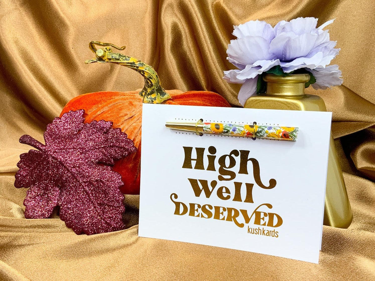 High Well Deserved Card