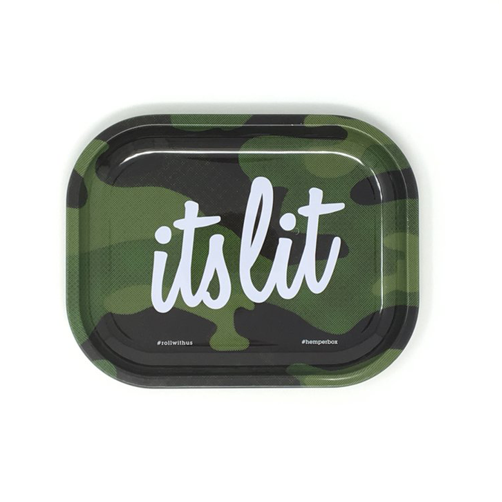 HEMPER It's Lit! Camouflage Rolling Tray - East Loud