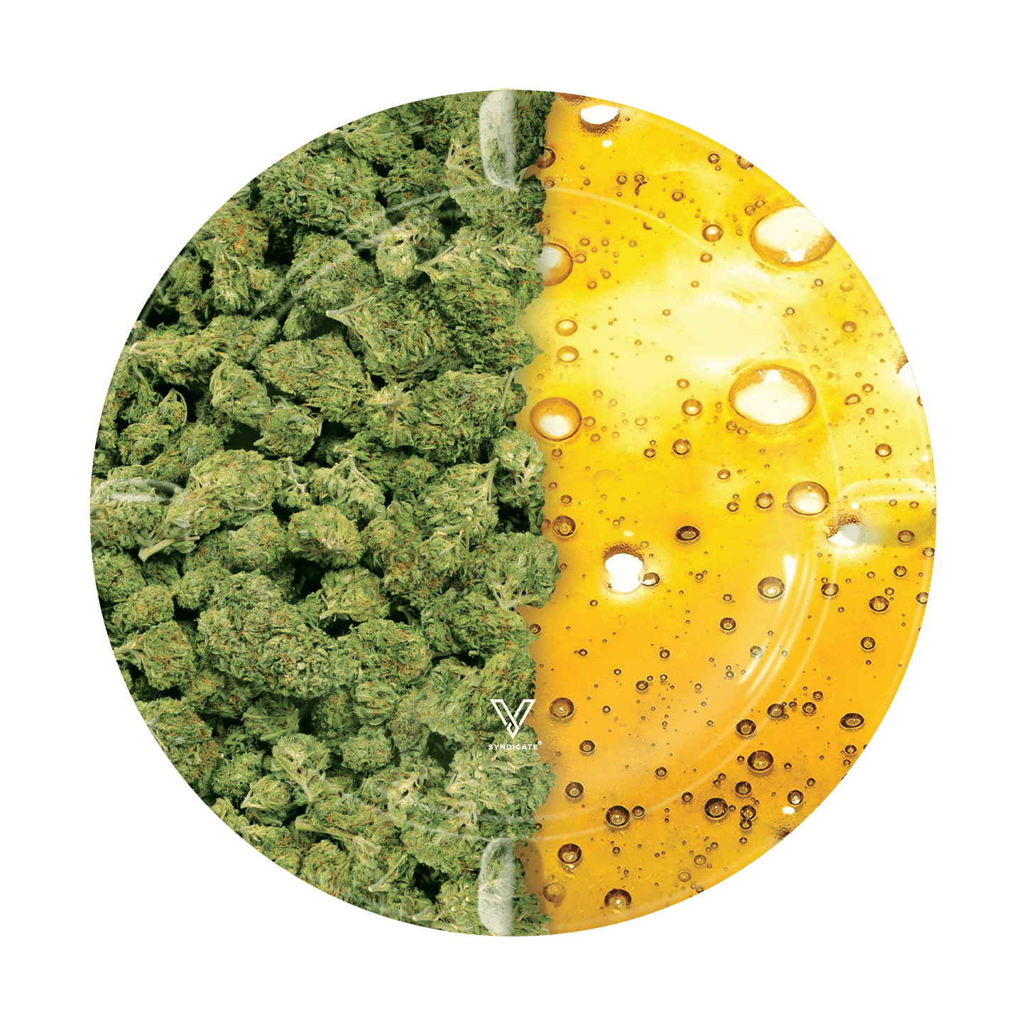 Oil and Buds Blazin' Ashtray Metal
