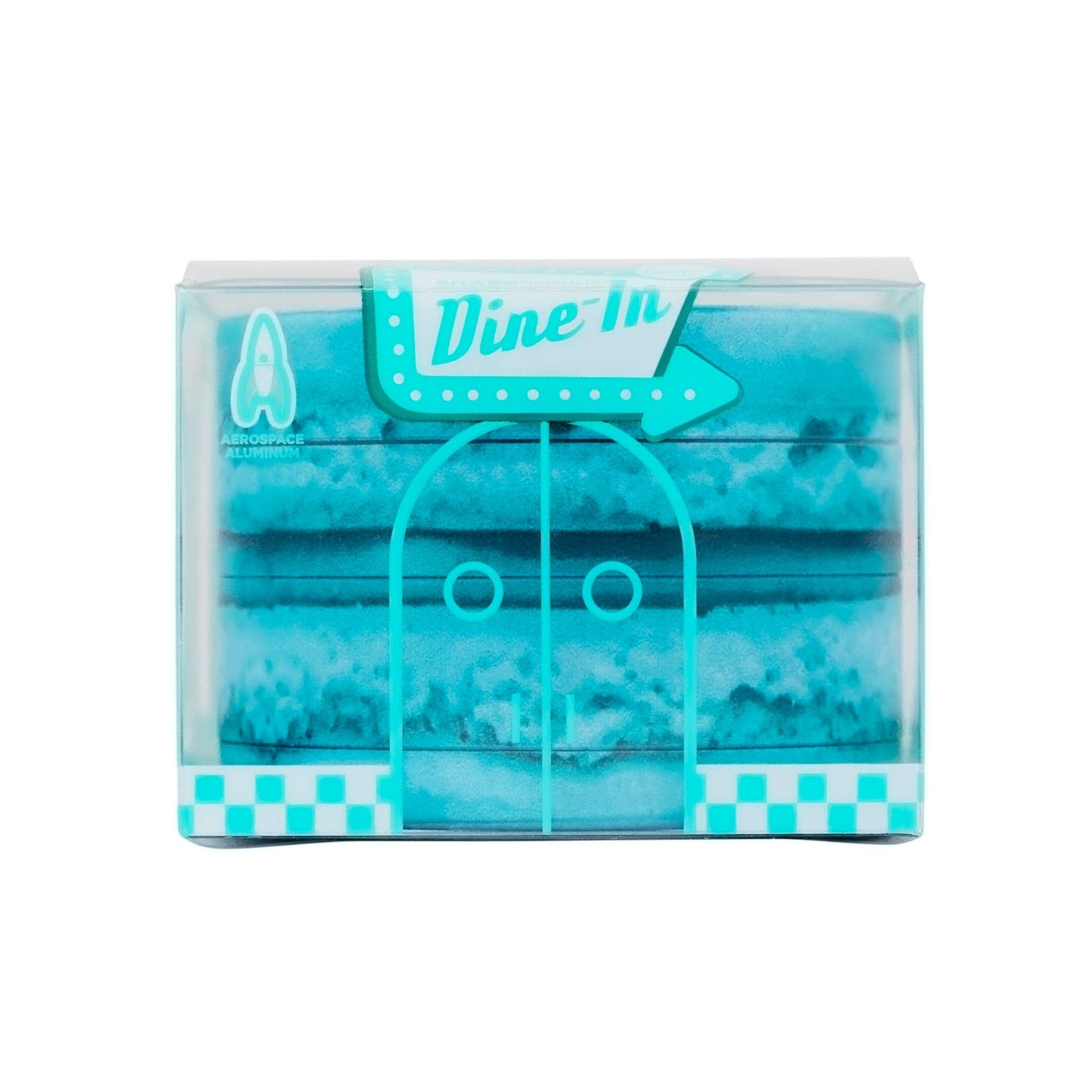 Macaron: Blueberry 4-Piece SharpShred Dine-In Grinder - view 4