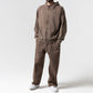 Castanza Zip Up Hoodie (Brown Vintage Wash)