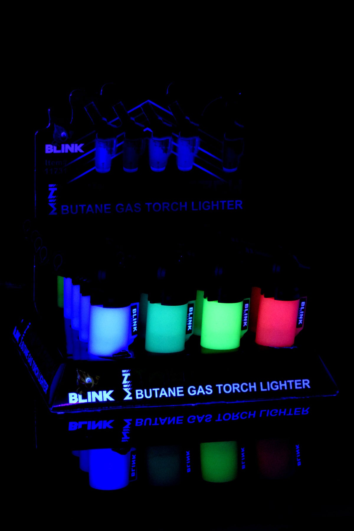 Blink Glow Mini Twisted Torch Lighters – 20-Count Display