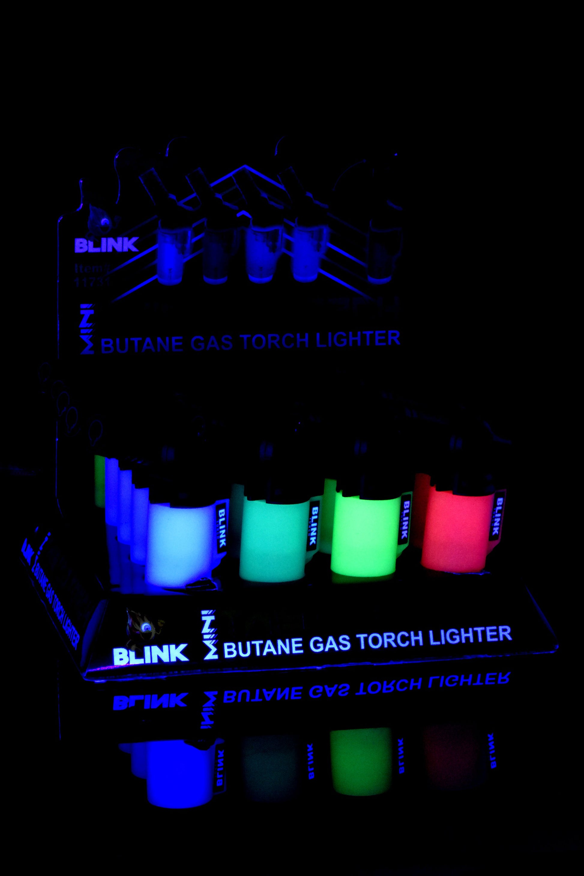 Blink Glow Mini Twisted Torch Lighters – 20-Count Display