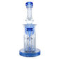 Calibear Sandblasted Klein Recycler Dab Rig with Seed of Life Perc – 8” Glass Rig
