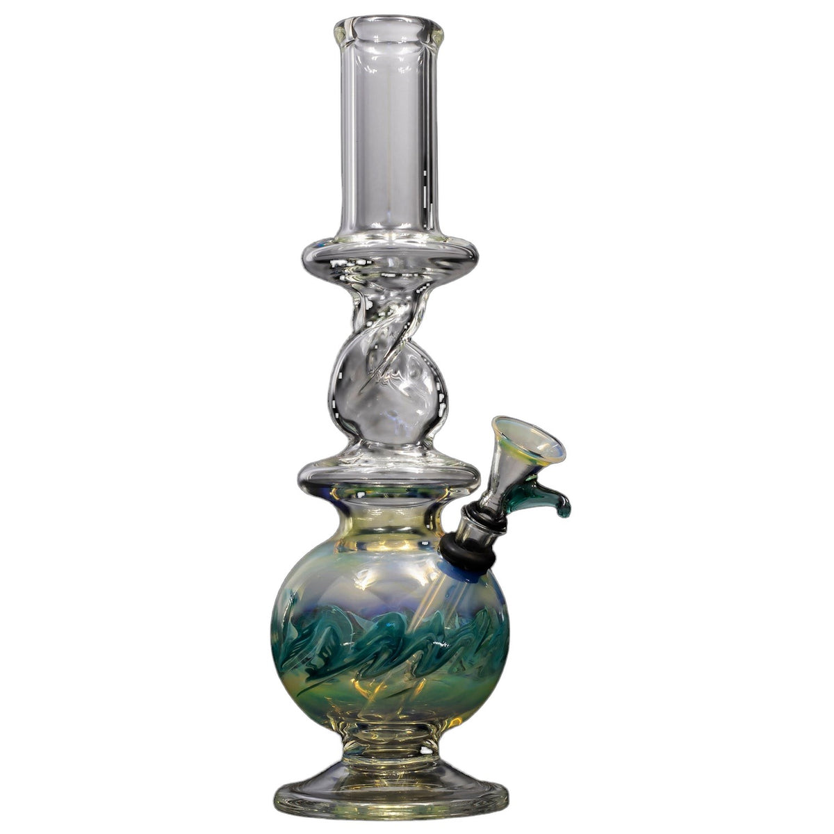 "Typhoon Twister" Glass Bong