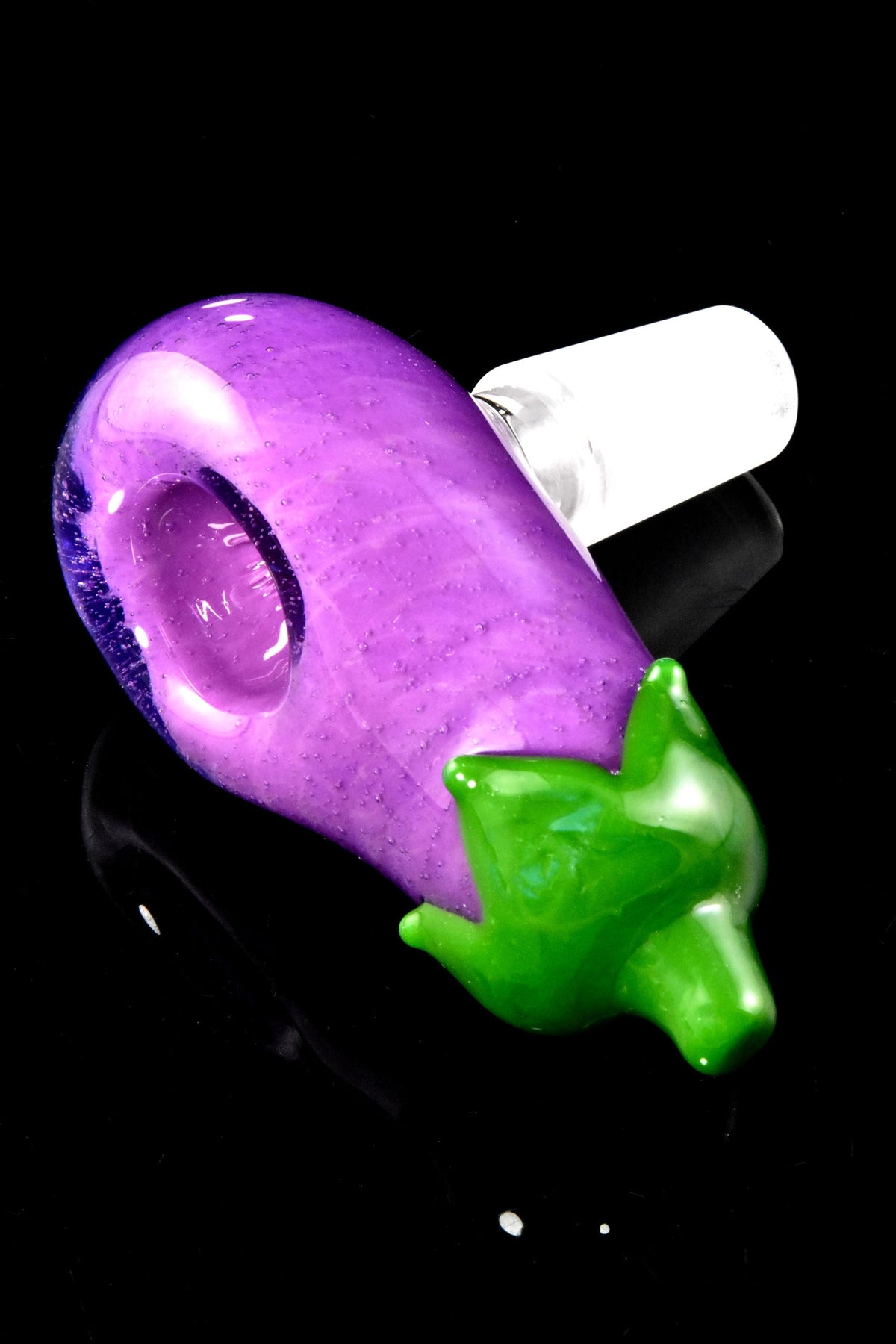 Empire Glassworks Eggplant Bong Bowl – 14.5 mm Male – US-Made