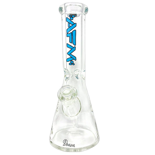 12" Heavy Boi Clear 9mm Glass Beaker Bong