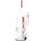 ROOR Tech Stemless Straight Tube Bong – Barrel Perc – 12″ – Clear