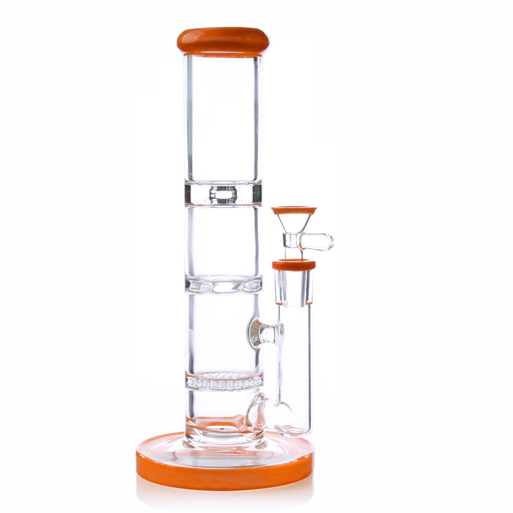 10IN CANDY COLORED STRAIGHT TUBE DAB RIG