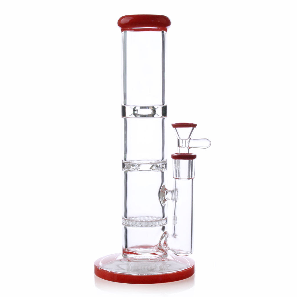 10IN CANDY COLORED STRAIGHT TUBE DAB RIG