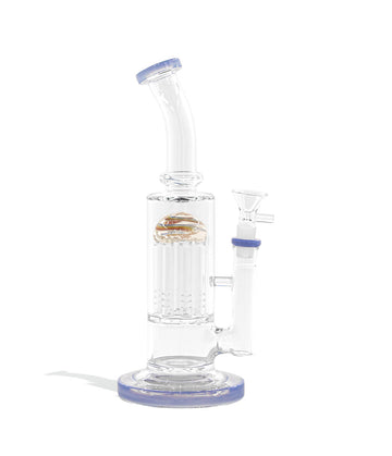 10 Inch Water Pipe with 8 Arm Perc and Bent Mouthpiece