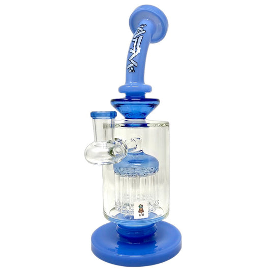 9" Flex Double Color Arm Glass Dab Rig