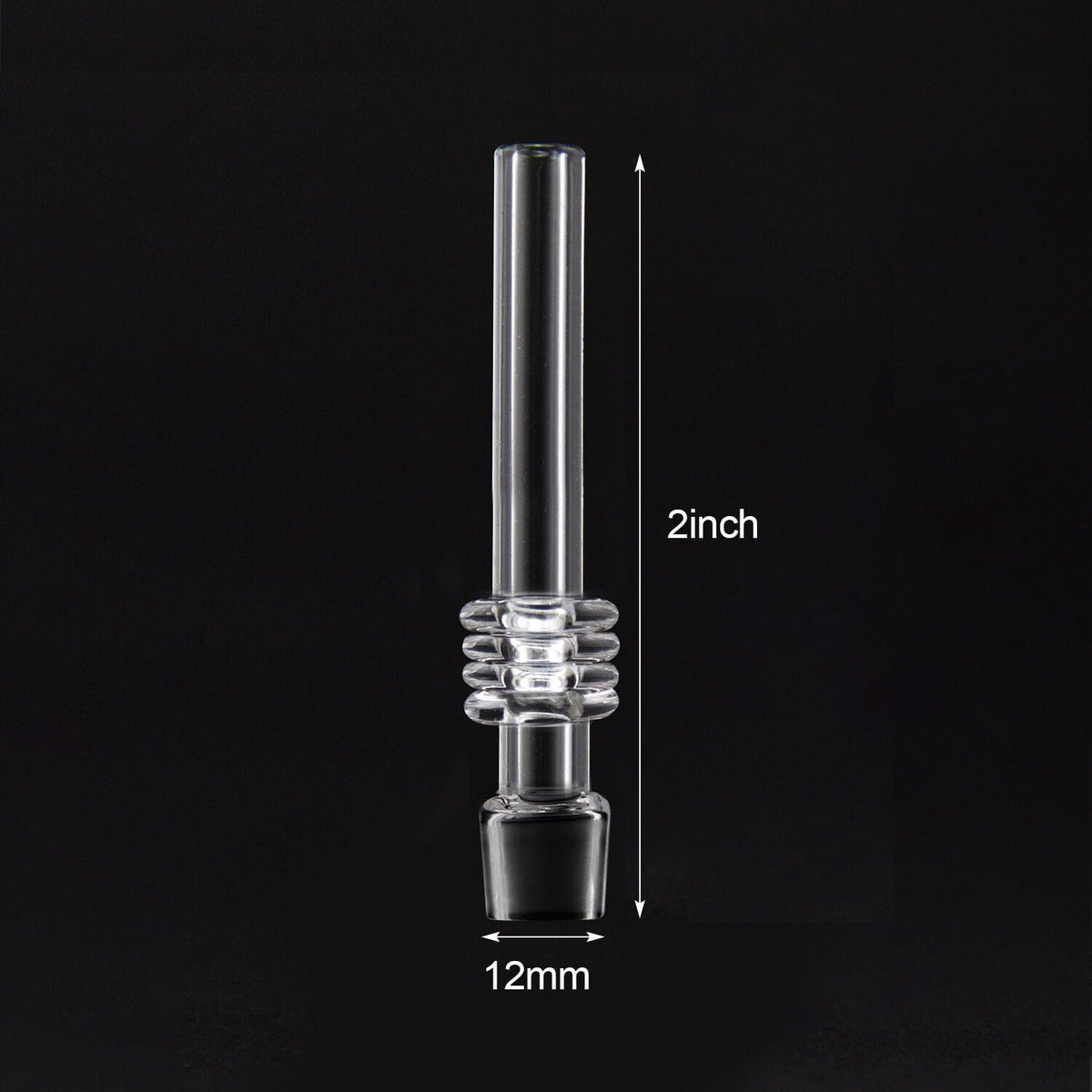 Quartz Tip Nectar Collector 12mm - 2PCS