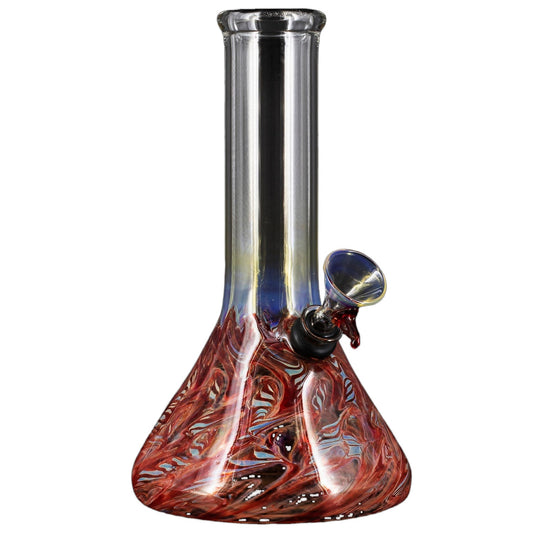 "Elemental Beaker" 8" Classic Color Beaker Bong