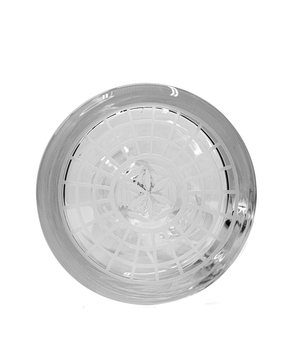 14 Inch Premium Etched Water Pipe with Heavy Base