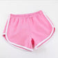 Women's sports shorts, home casual solid-color fashionable yoga beach pants, candy-colored hot pants