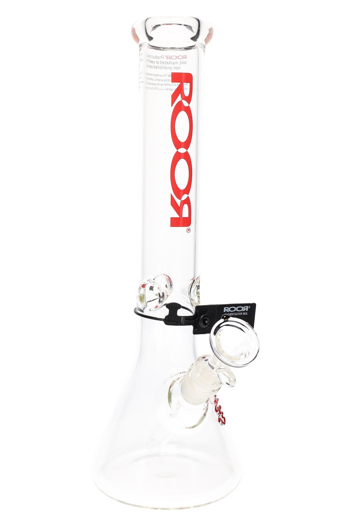 ROOR 5 mm Beaker Bong with Ice Pinch – Glass-on-Glass Classic