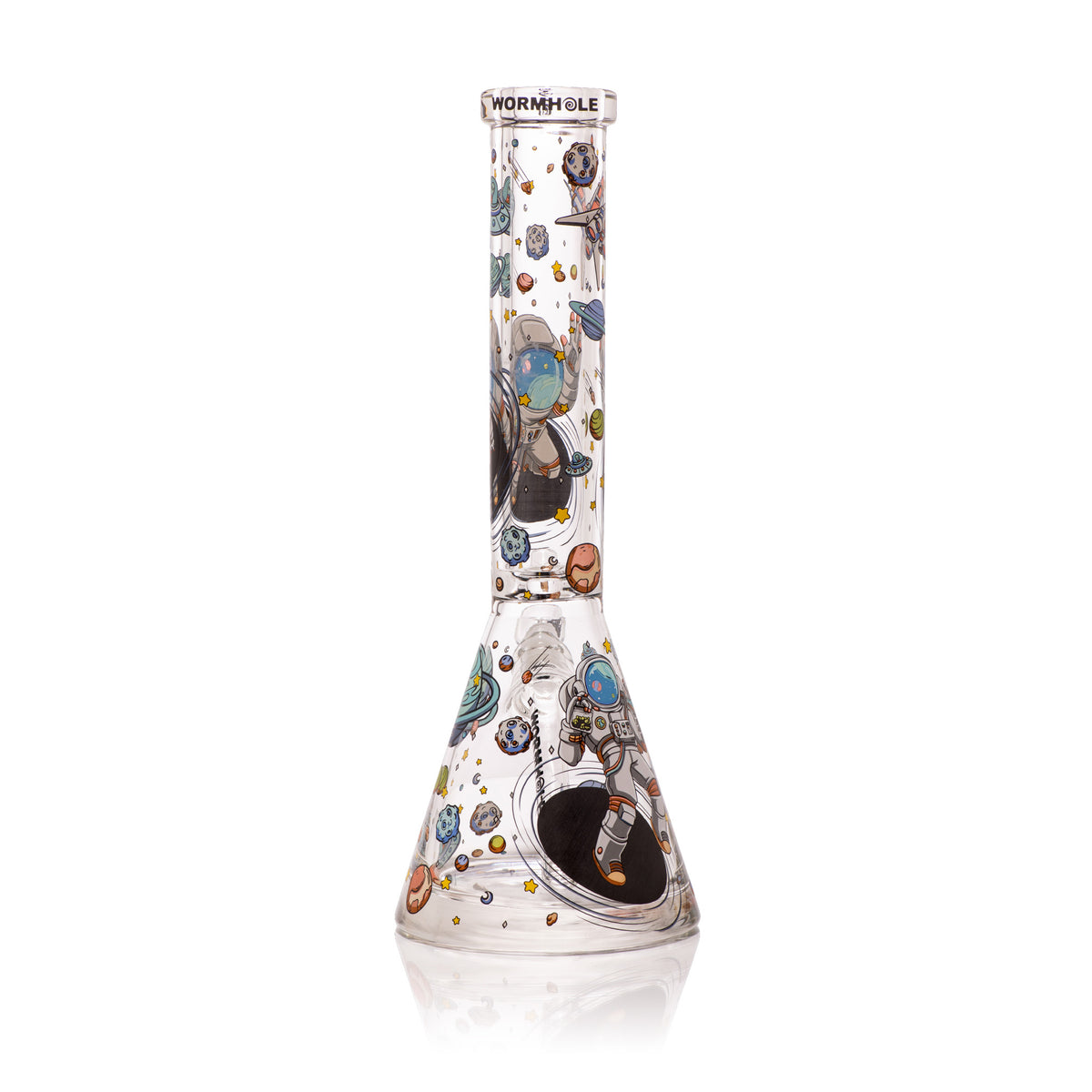 Lost in Space 14" Clear Beaker Bong