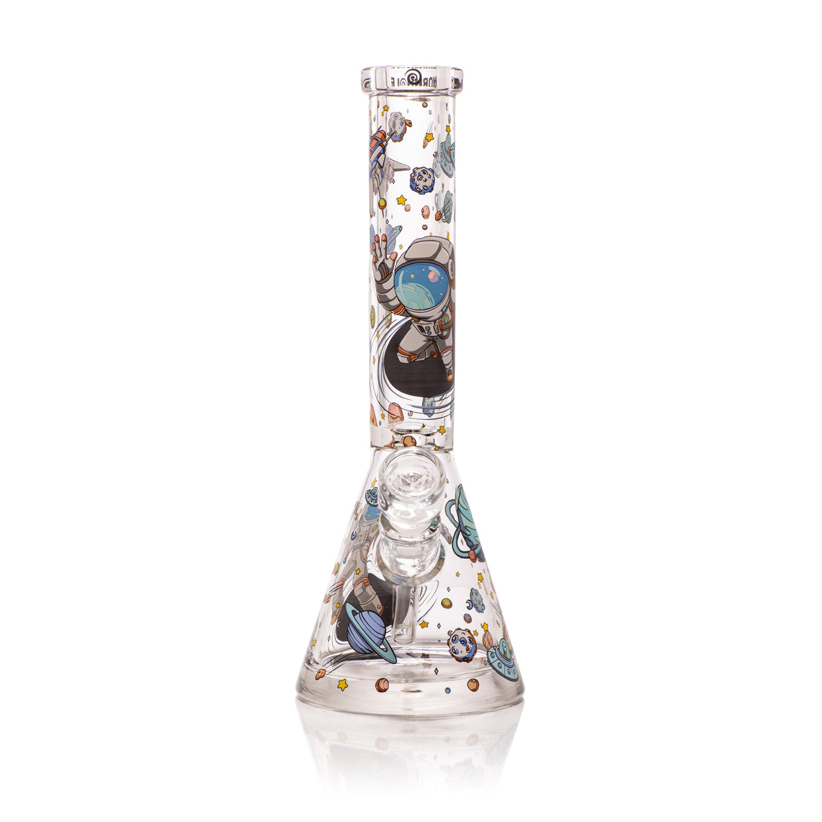 Lost in Space 14" Clear Beaker Bong