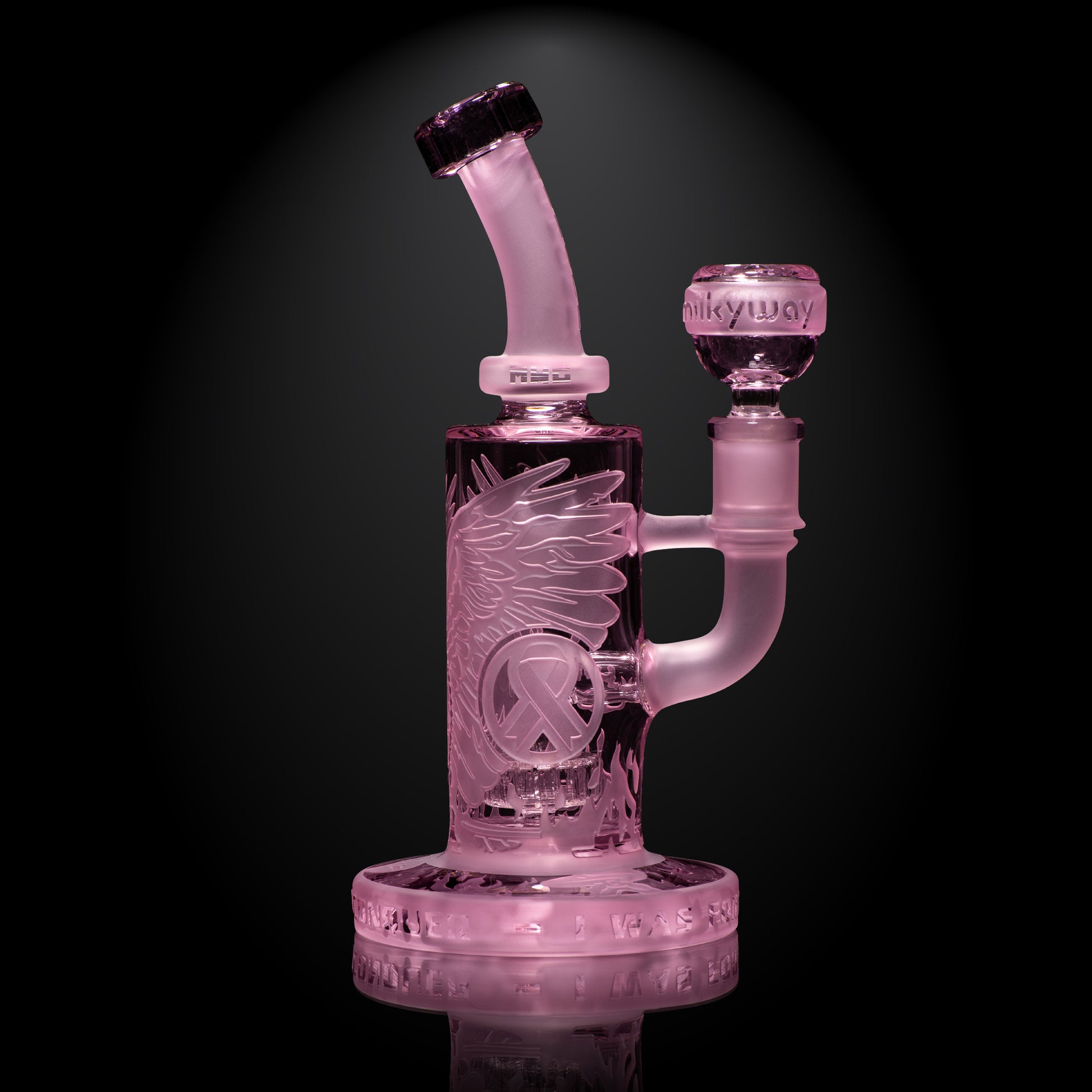 Phoenix: Forged in Fire 6" Pink Cancer Dab Rig