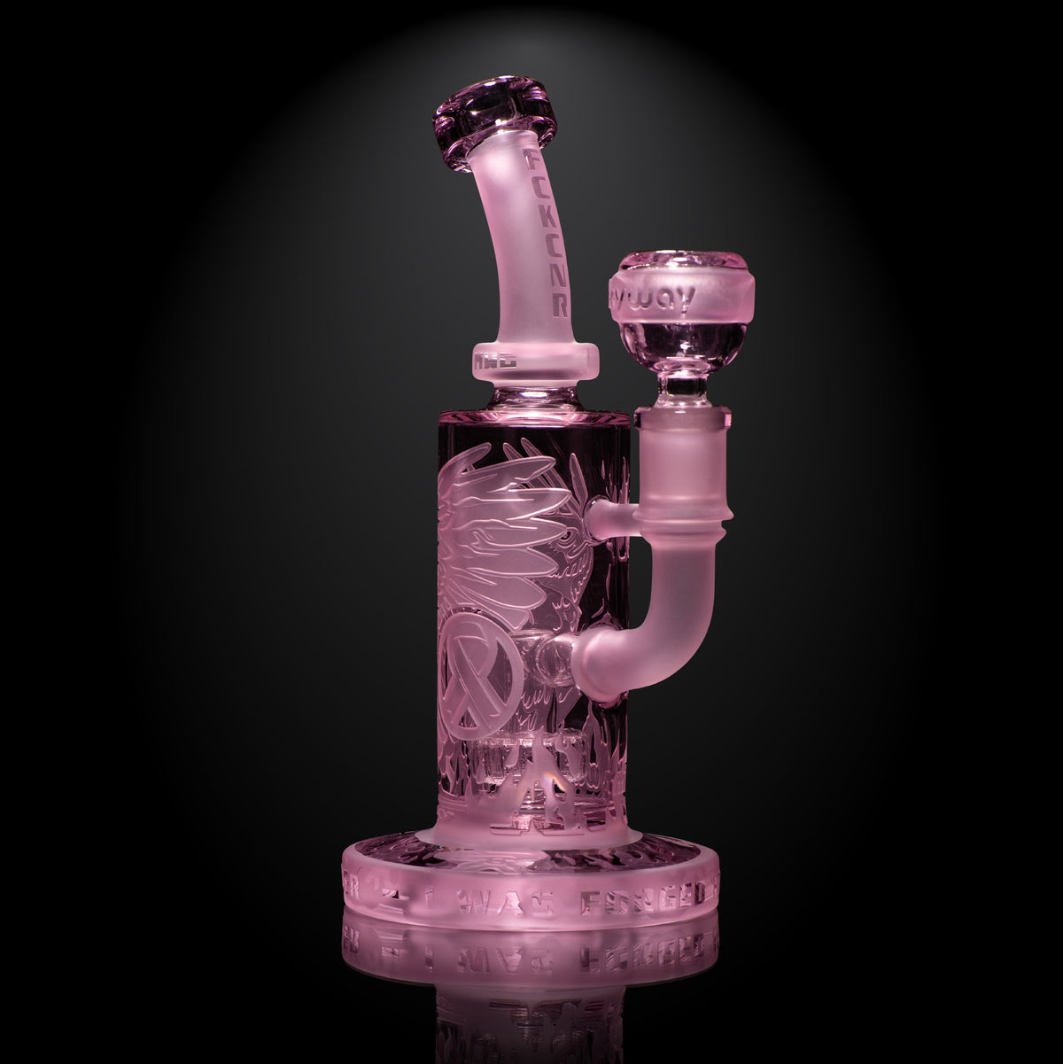 Phoenix: Forged in Fire 6" Pink Cancer Dab Rig