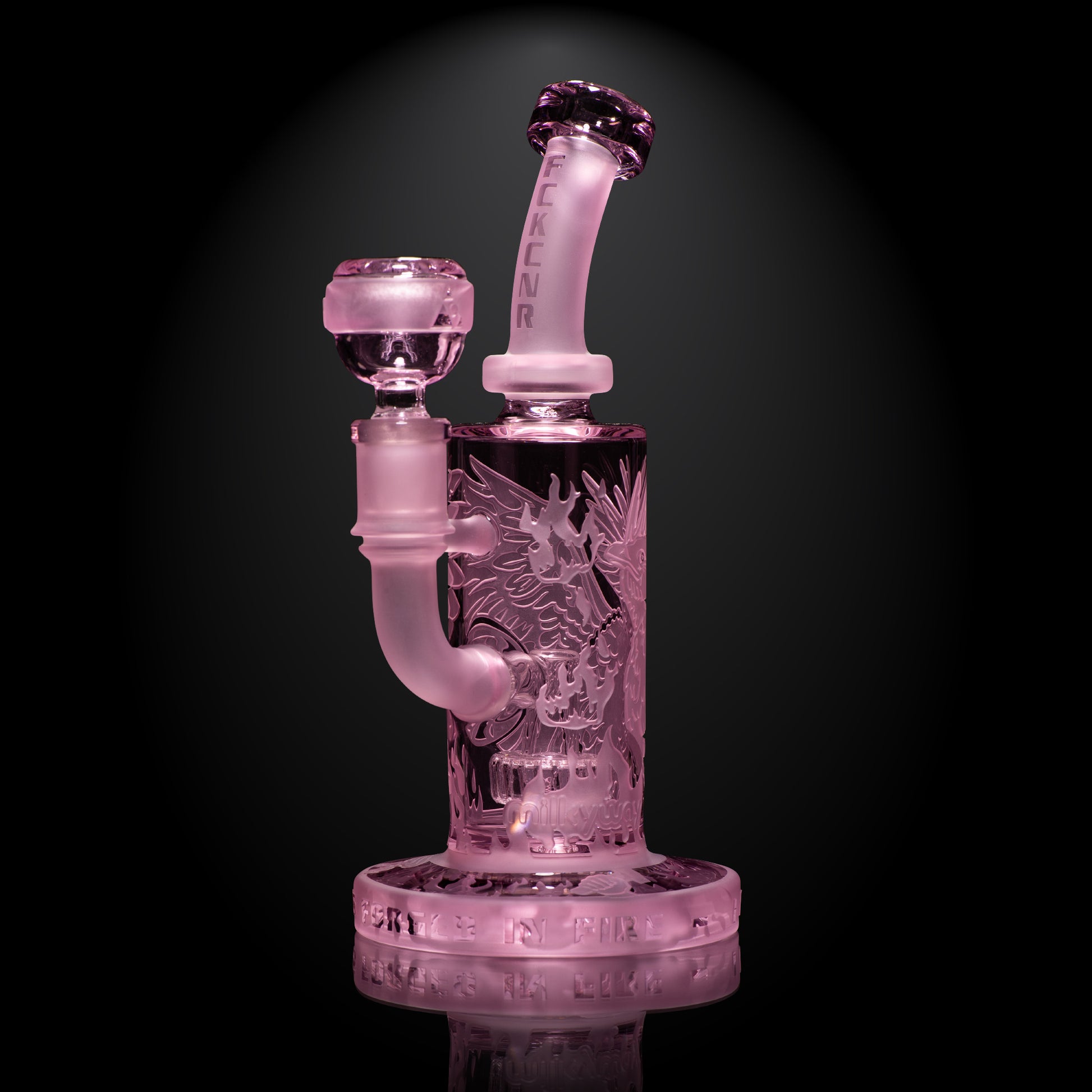 Phoenix: Forged in Fire 6" Pink Cancer Dab Rig