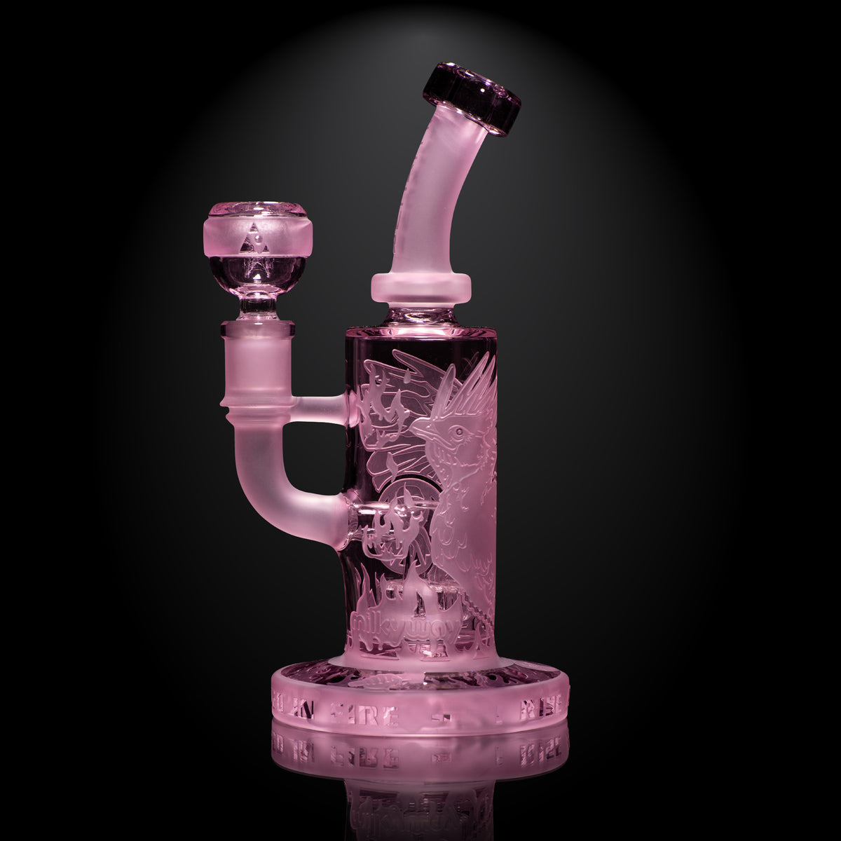 Phoenix: Forged in Fire 6" Pink Cancer Dab Rig