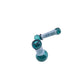 Colorburst Hammer Rock Glass Standing Bubbler