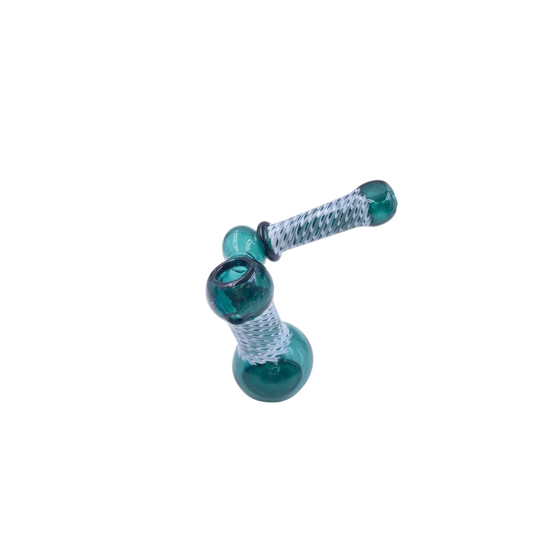 Colorburst Hammer Rock Glass Standing Bubbler