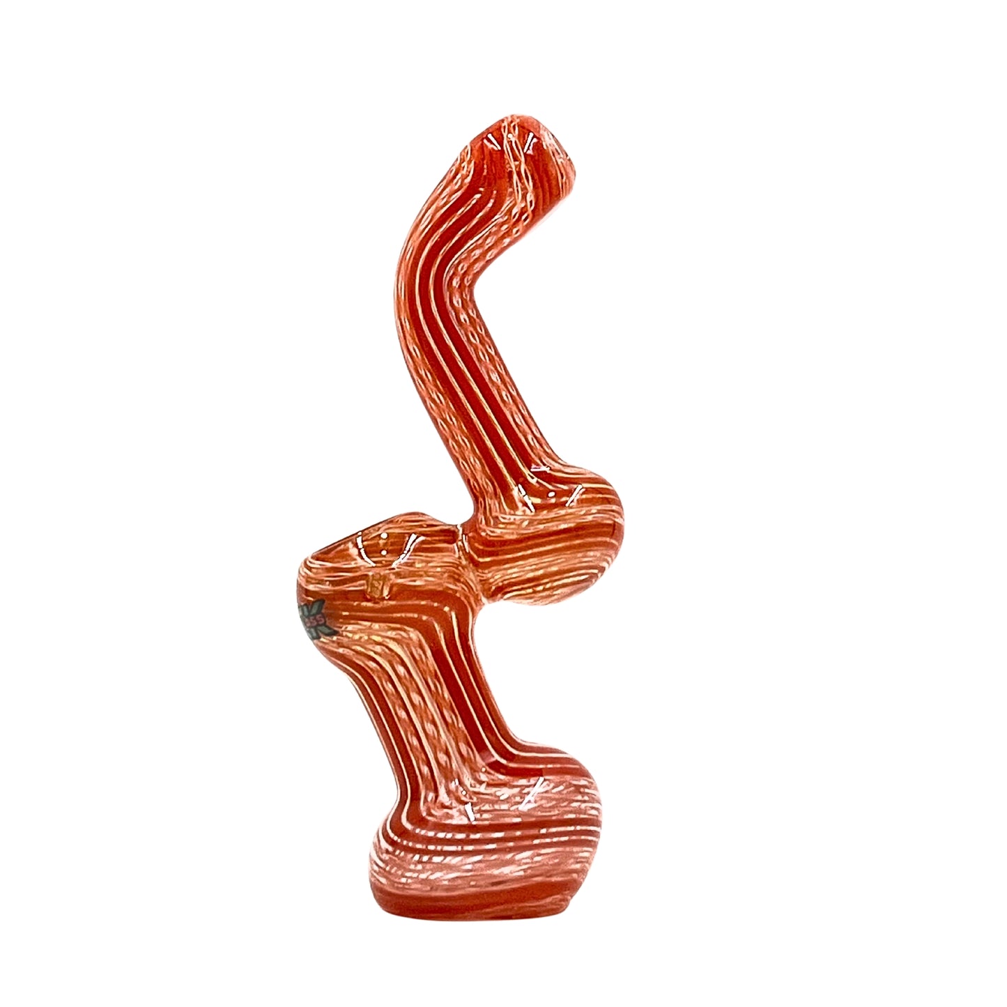 Colorburst Hammer Rock Glass Standing Bubbler