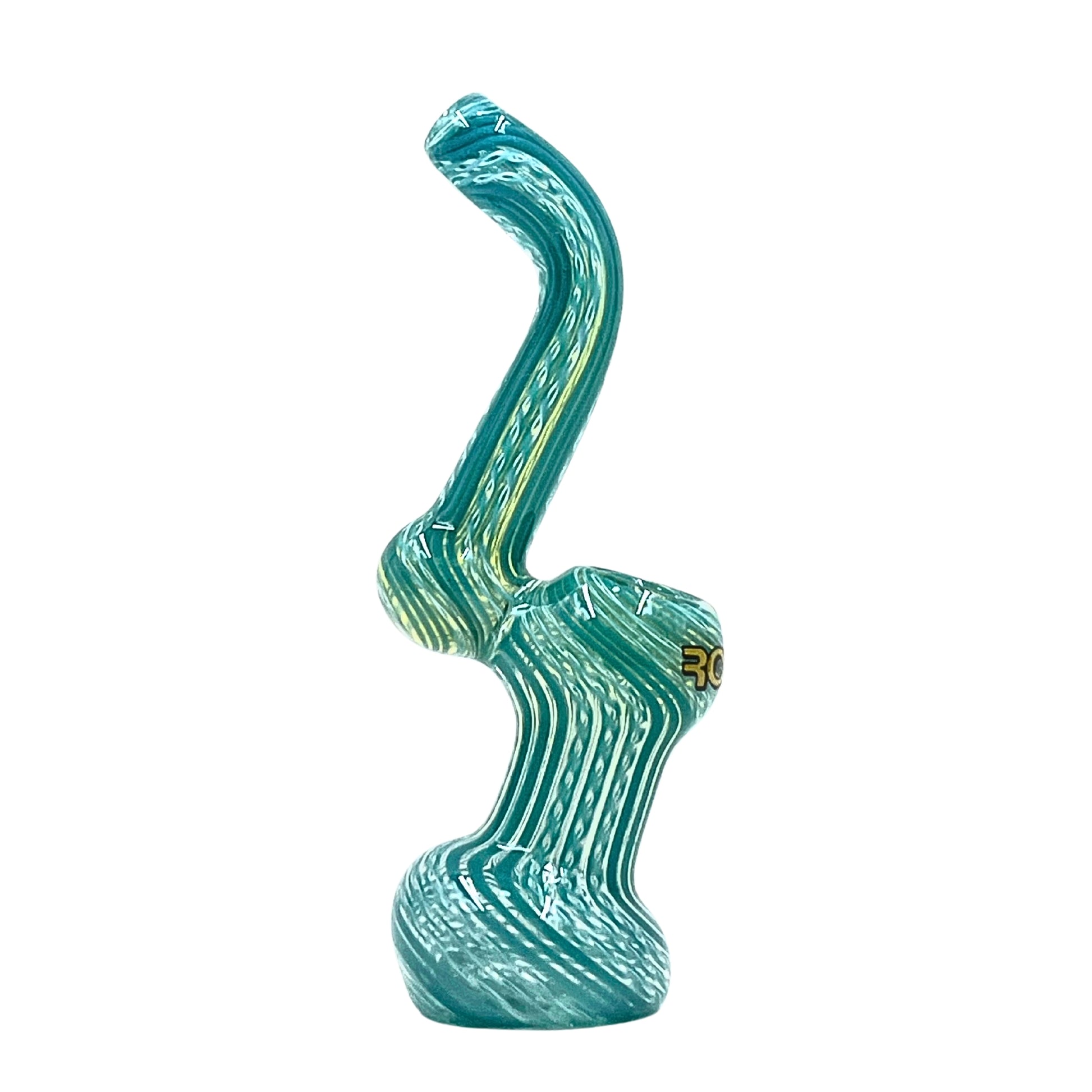 Colorburst Hammer Rock Glass Standing Bubbler