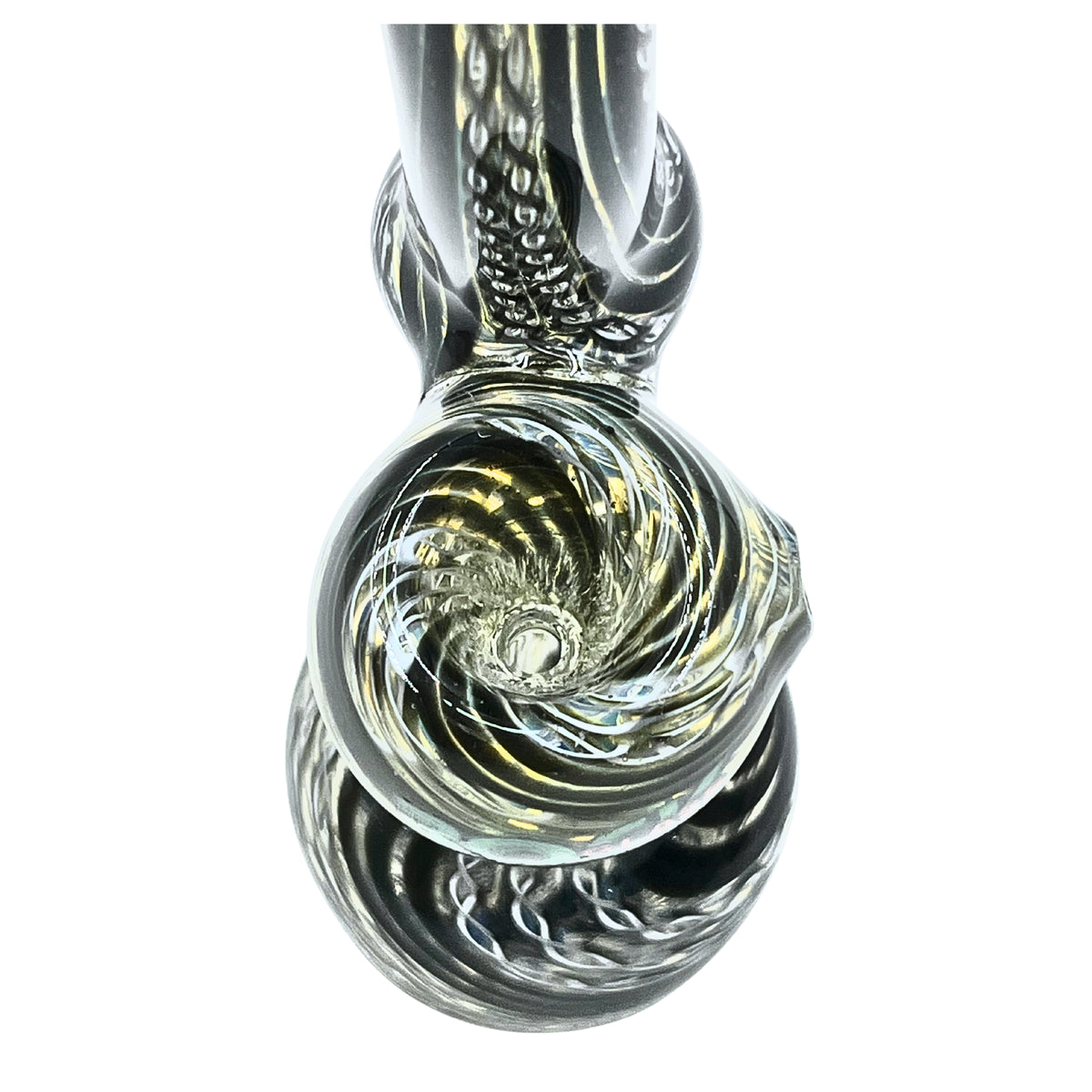 Colorburst Hammer Rock Glass Standing Bubbler