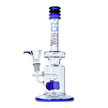 Rock Glass Cascade Swirl 10" Bong