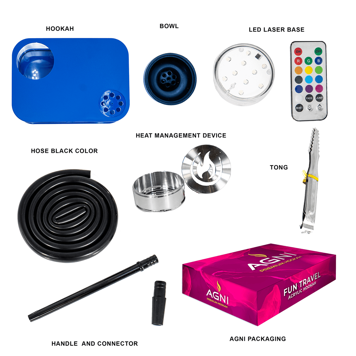 Agni Fun Travel Hookah