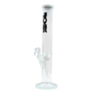 Rock Glass CrystalAxis Straight Tube Bong